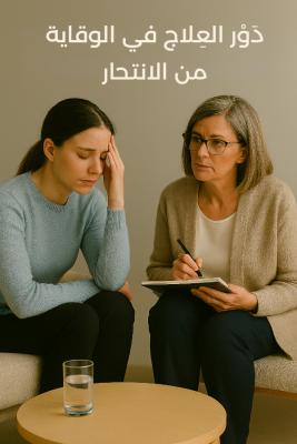 دور العلاج في الوقاية من الانتحار